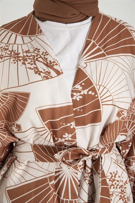 Desenli Kimono