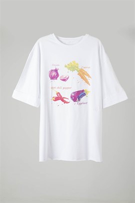 Desenli T-Shirt