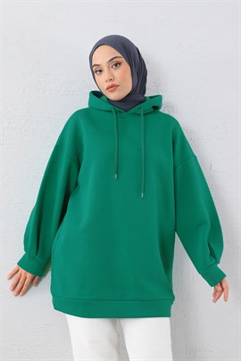 Klasik Sweatshirt Yeşil