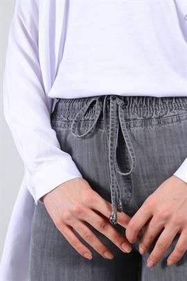 Tensel Kot Pantolon Gri