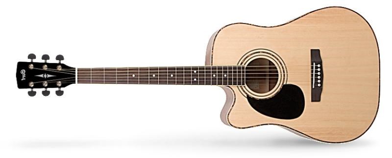 CORT AD880CELHNS Solak Elektro Akustik Gitar (Full Takım)