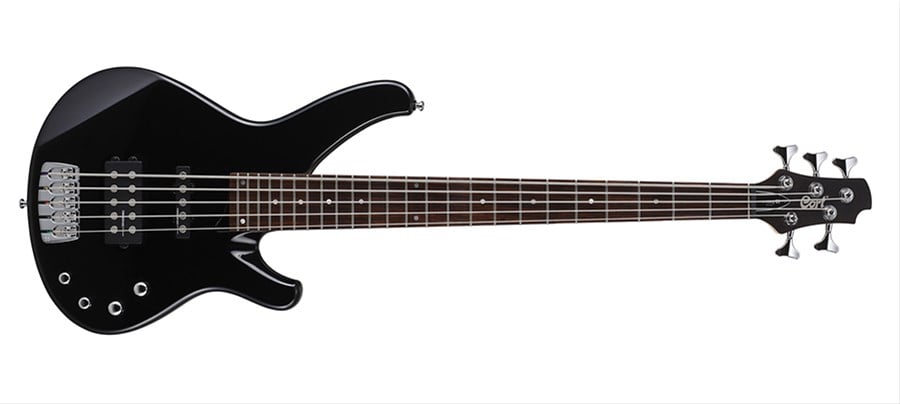 CORT ARONA5BK 5 TELLİ SİYAH BAS GİTAR 