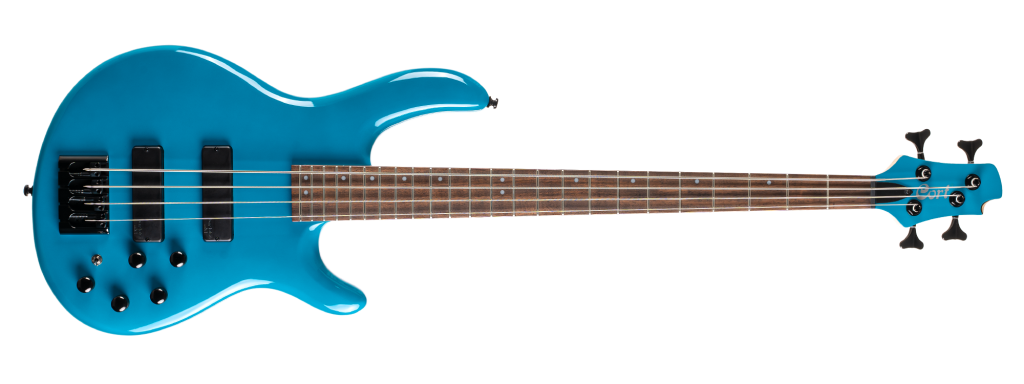 Cort C4 DELUXE CBL 4 Telli Bas Gitar (Mavi)