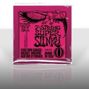 ERNIE BALL Super Slinky 9-52 7 Telli Nickel Wound Elektro Gitar Teli