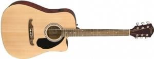 Fender FA-125CE NAT Elektro Akustik Gitar (KILIF+ASKI+JAK+PENA)