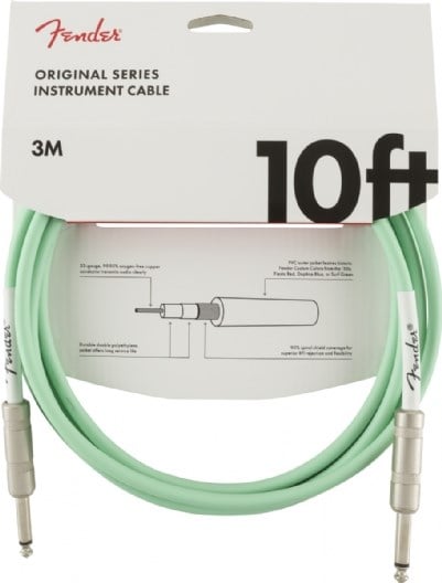 Fender Original Surf Green 3 Metre Enstrüman Kablosu