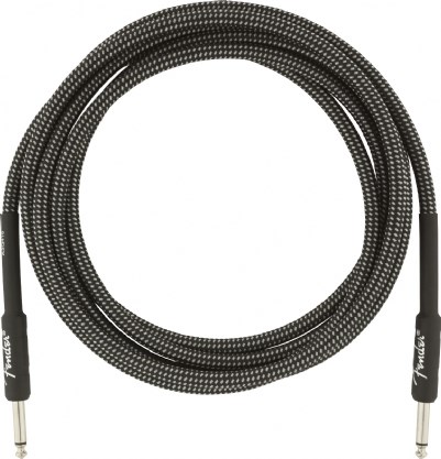 FENDER Professional 3 Metre  Örgülü Kablo (Gri)