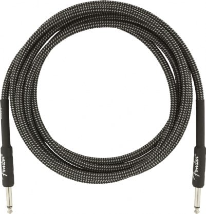 FENDER Professional 3 Metre  Örgülü Kablo (Gri)