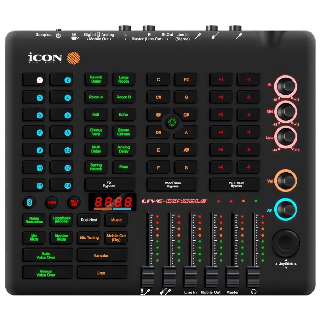 ICON Pro Audio Live Console Canlı Yayın / Podcast Mikseri