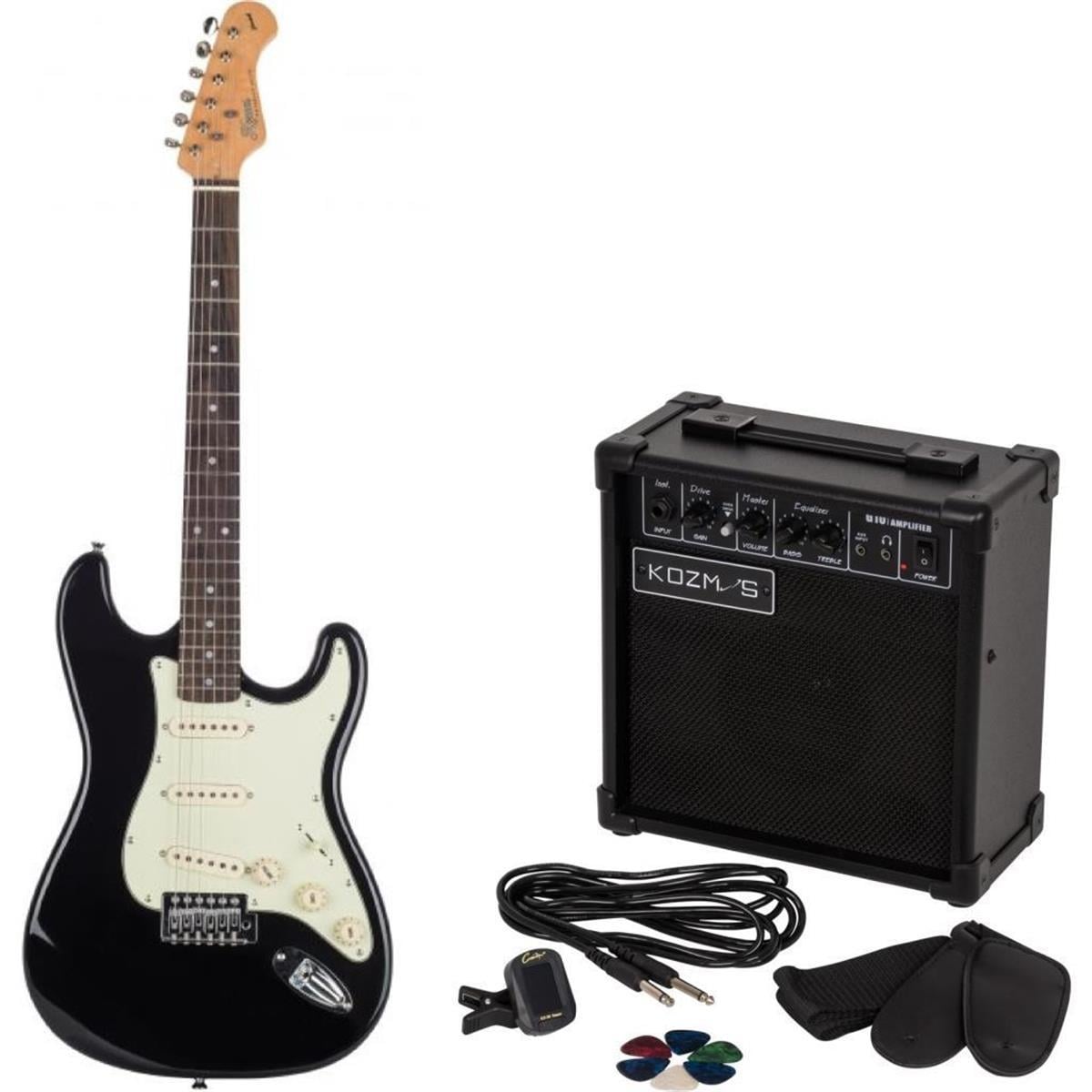 KOZMOS KGP-STG10-BK Başlangıç Elektro Gitar Paketi