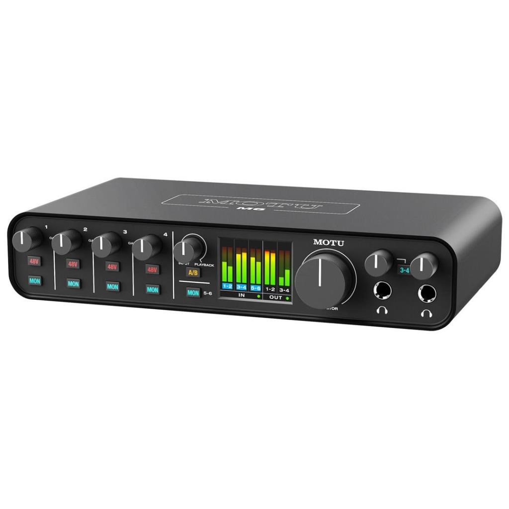 Motu M6 (Yüksek Kalite 6x4 USB-C Ses Kartı)