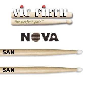 NOVA 5A NYLON TIP, HICKORY Çift Baget