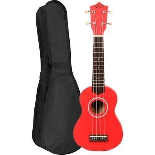 Puka UK-21RD Soprano Ukulele Kırmızı