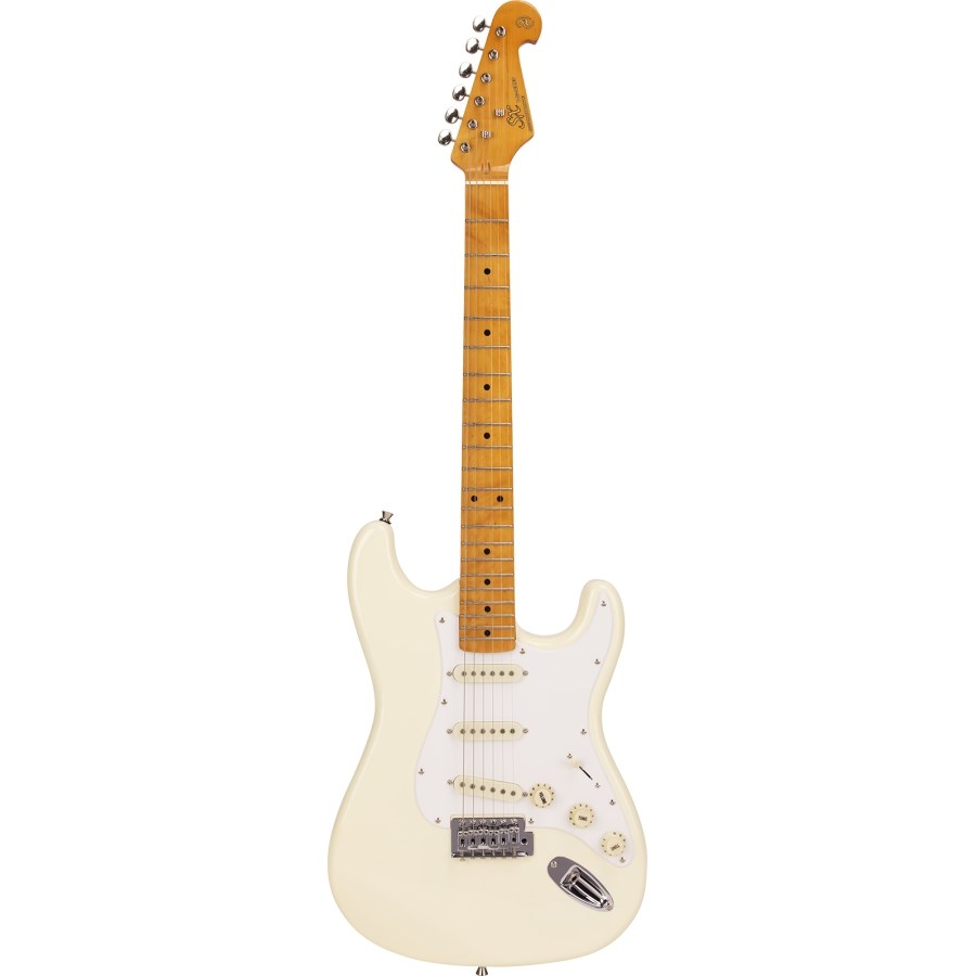 SX SST57+ Stratocaster Elektro Gitar (Vintage White)
