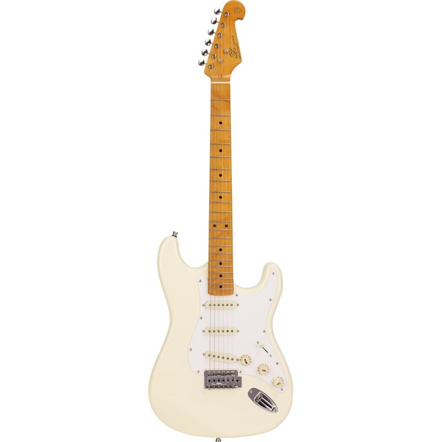 SX SST57+ Stratocaster Elektro Gitar (Vintage White)