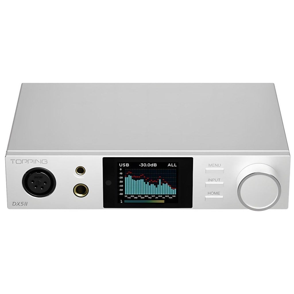 Topping Audio DX5 II DAC & Kulaklık Amplifikatörü (Gri)