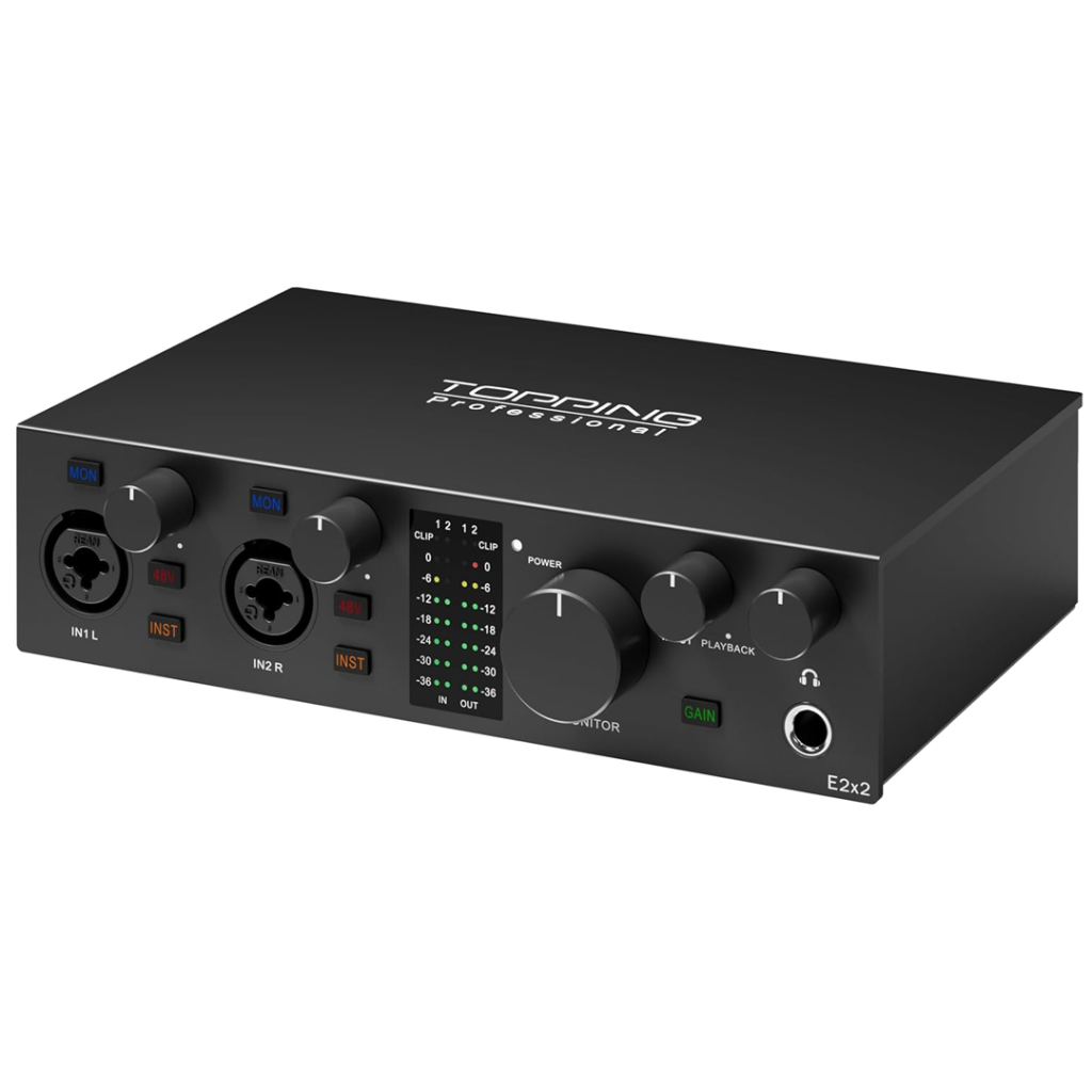 Topping Professional E2x2 Ses Kartı (Siyah)