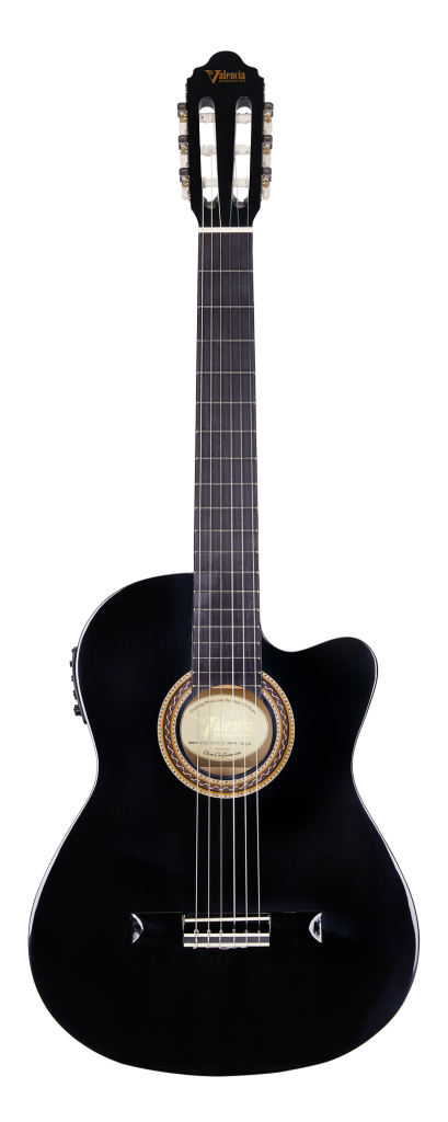Valencia VC104THNCEBK Elektro Klasik Gitar (KILIF+PENA)