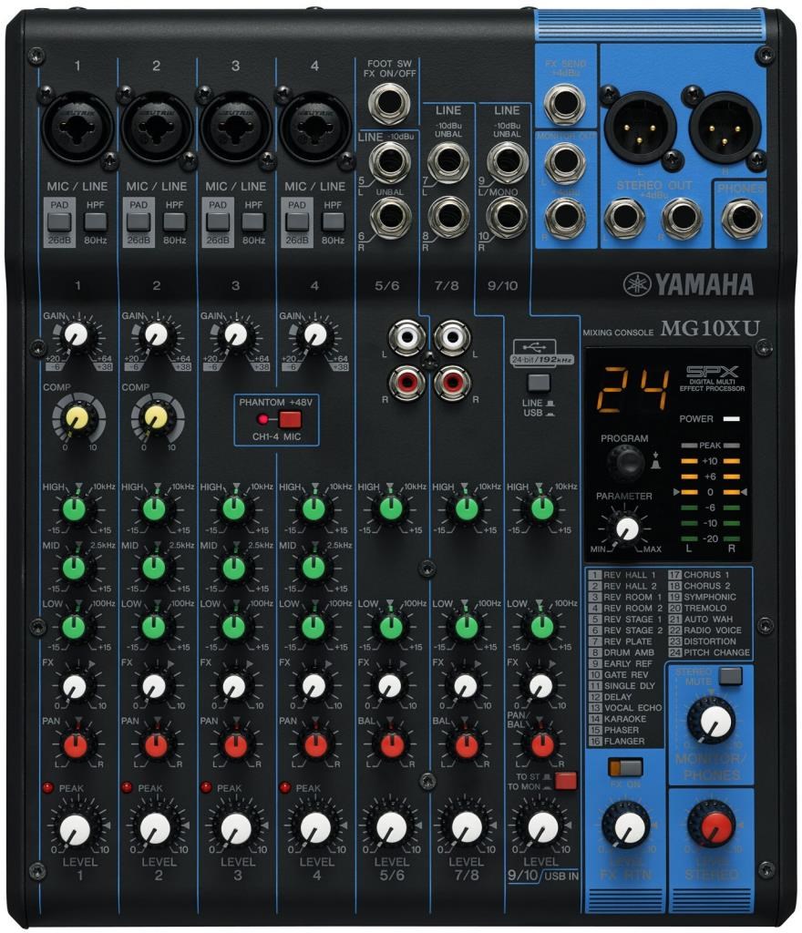Yamaha MG10XU 10 Kanal Analog Mixer