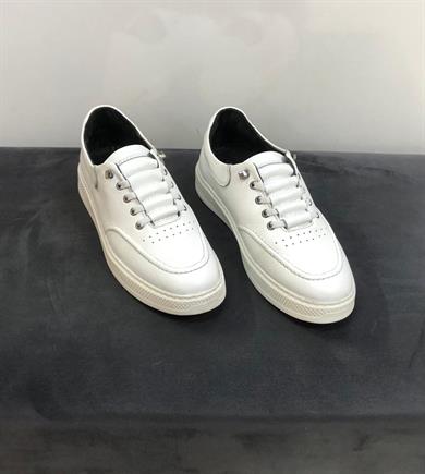 ClassWood 1071-23 Erkek Günlük Poli Taban Comfort Deri Ayakkabı Beyaz