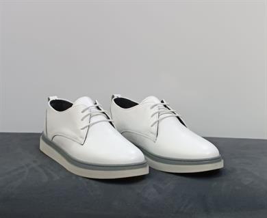 Classwood Poli Taban Erkek Bağlı Comfort Ayakkabı 1065 Beyaz