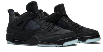 Nike Air Jordan 4 Retro X Kaws Erkek Spor Ayakkabı 930155 Siyah