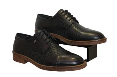 Talo 206 Erkek Tarz Kauçuk Taban Klasik Ayakkabı Siyah
