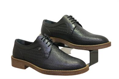 Talo 295-1 Erkek Tarz  Kauçuk Taban Klasik Ayakkabı Siyah