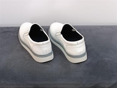 Classwood 1072-23 Erkek Günlük Frezeli Poli Taban Comfort Deri Ayakkabı Beyaz