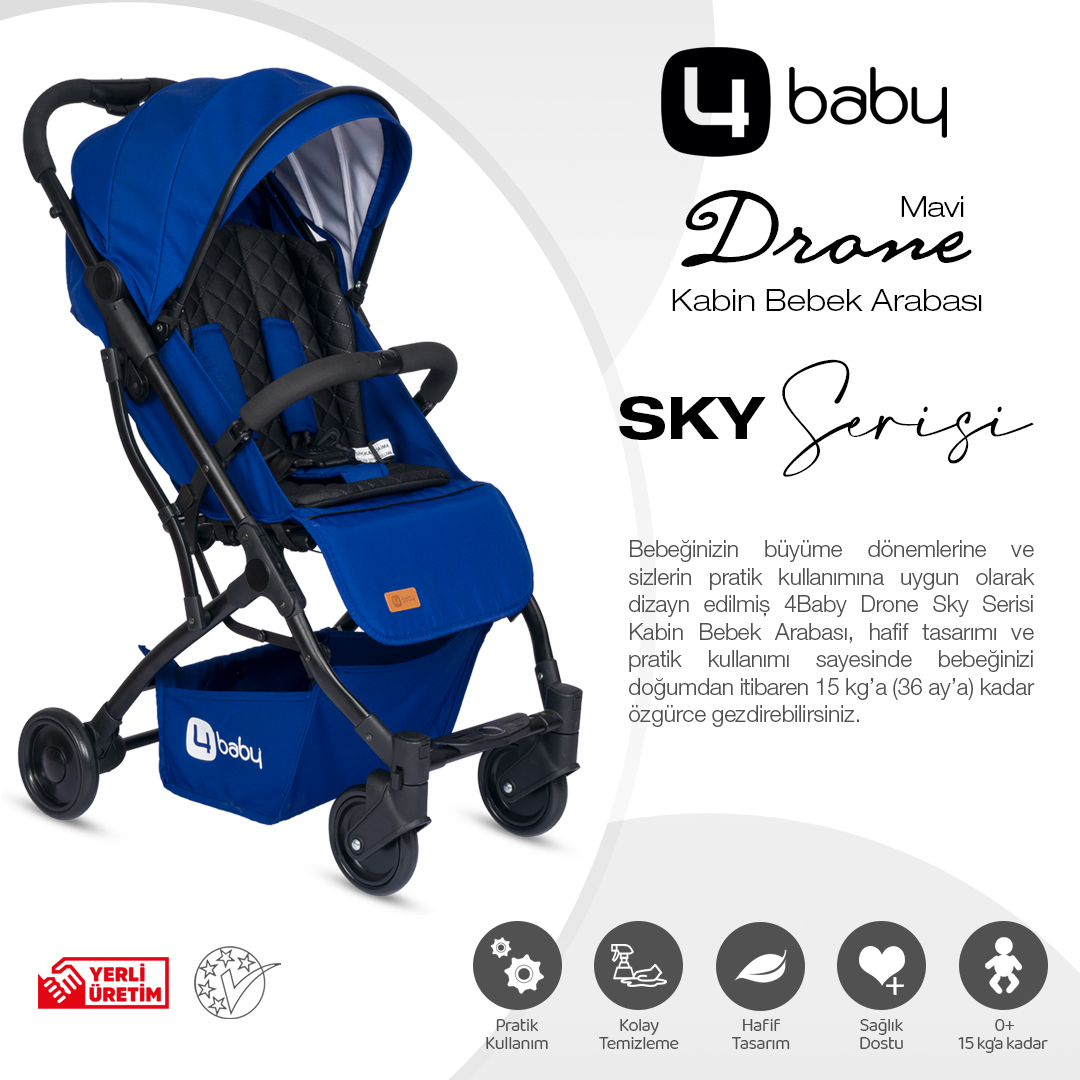Drone Sky Serisi Kabin Bebek Arabası