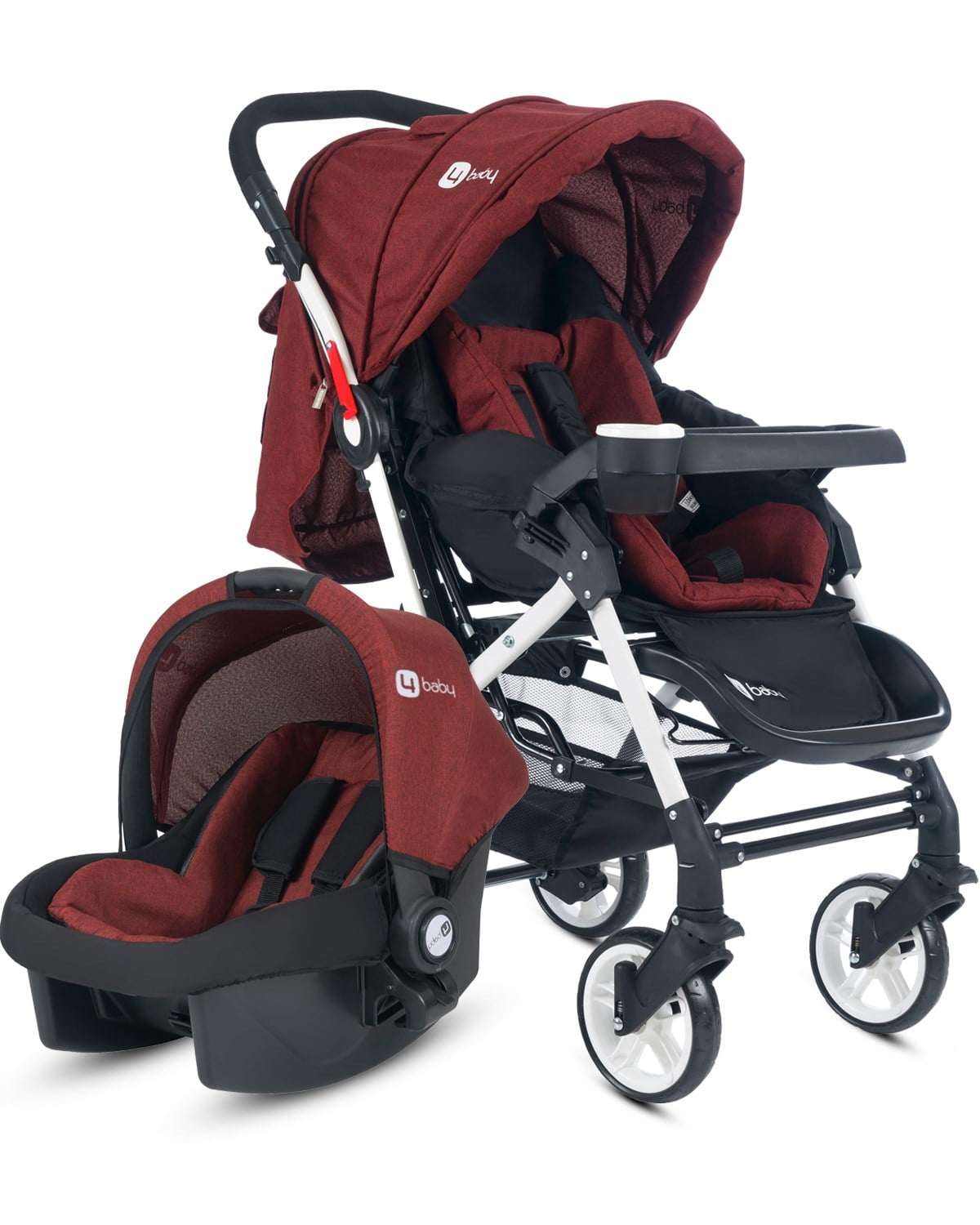 Active Beyaz TS-Bordo