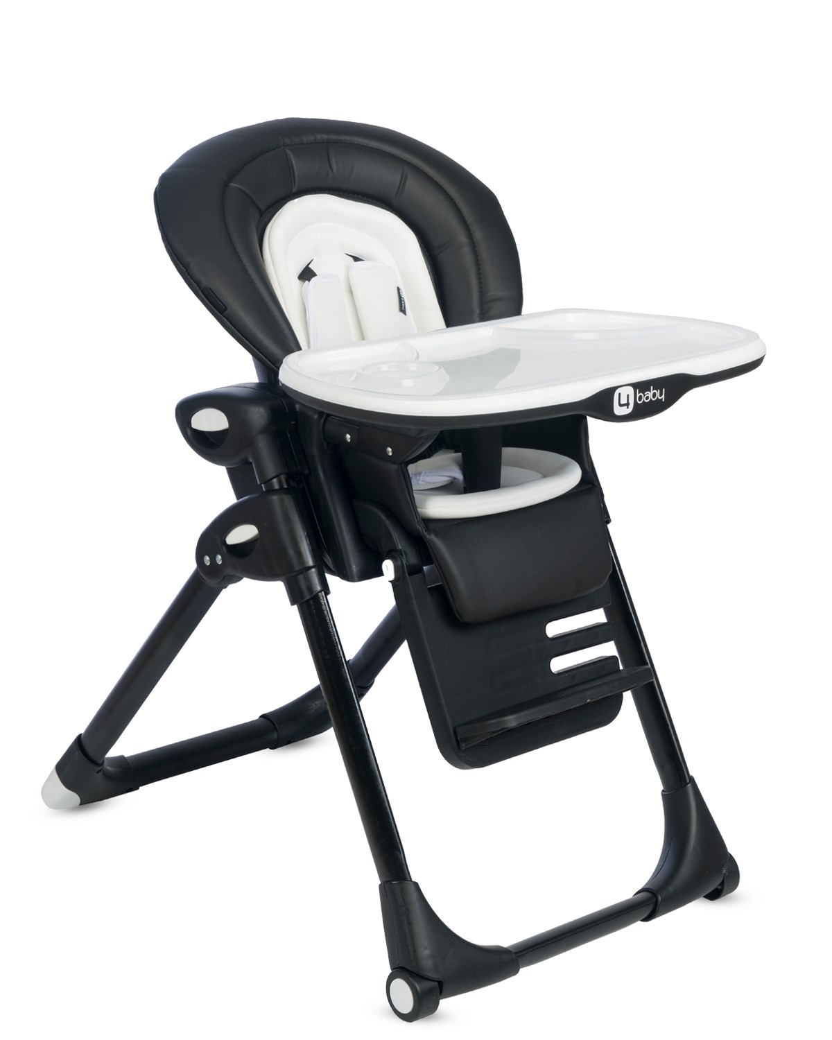 4 Baby Formula Asansörlü Mama Sandalyesi Siyah