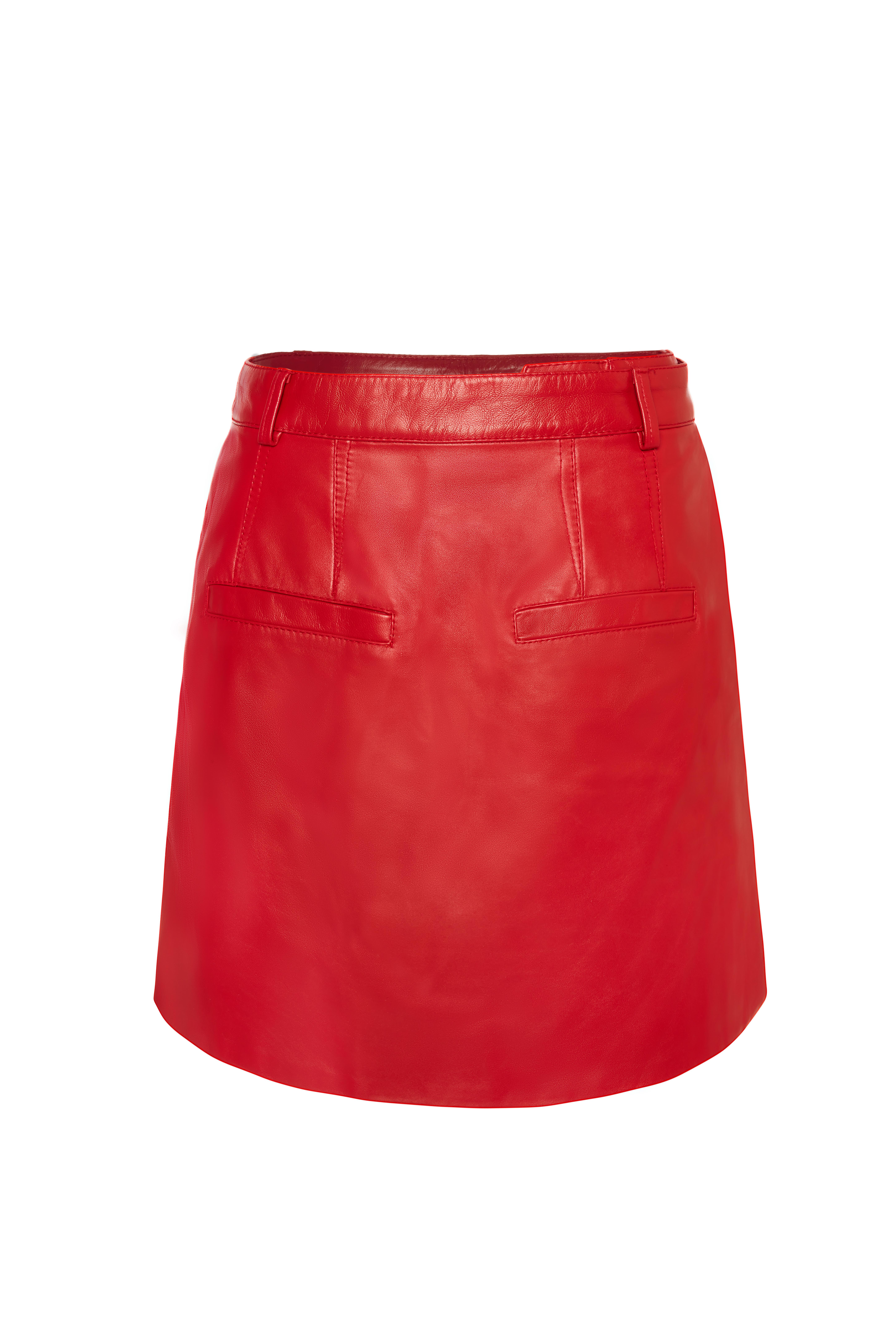 APHRODITE LEATHER MINI SKIRT