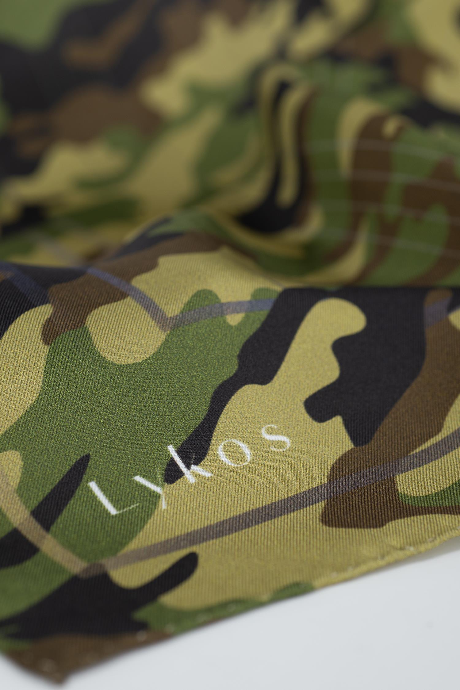 Woodland Camo Print Scarf