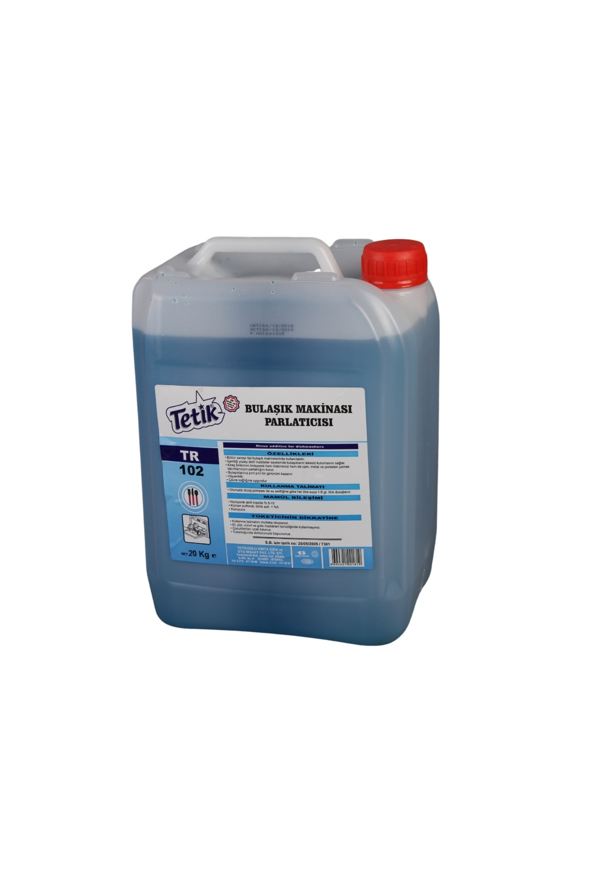 Bulaşık Makinesi KimyasalıBulaşık Makina  Parlatıcısı 20 Lt