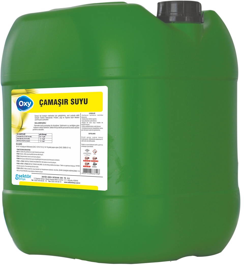 Çamaşır SuyuOxy Çamaşır Suyu 28,3 Lt