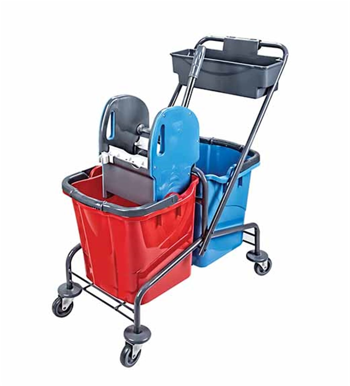 Çift Kovalı Paspas Arabası Mimoza 754