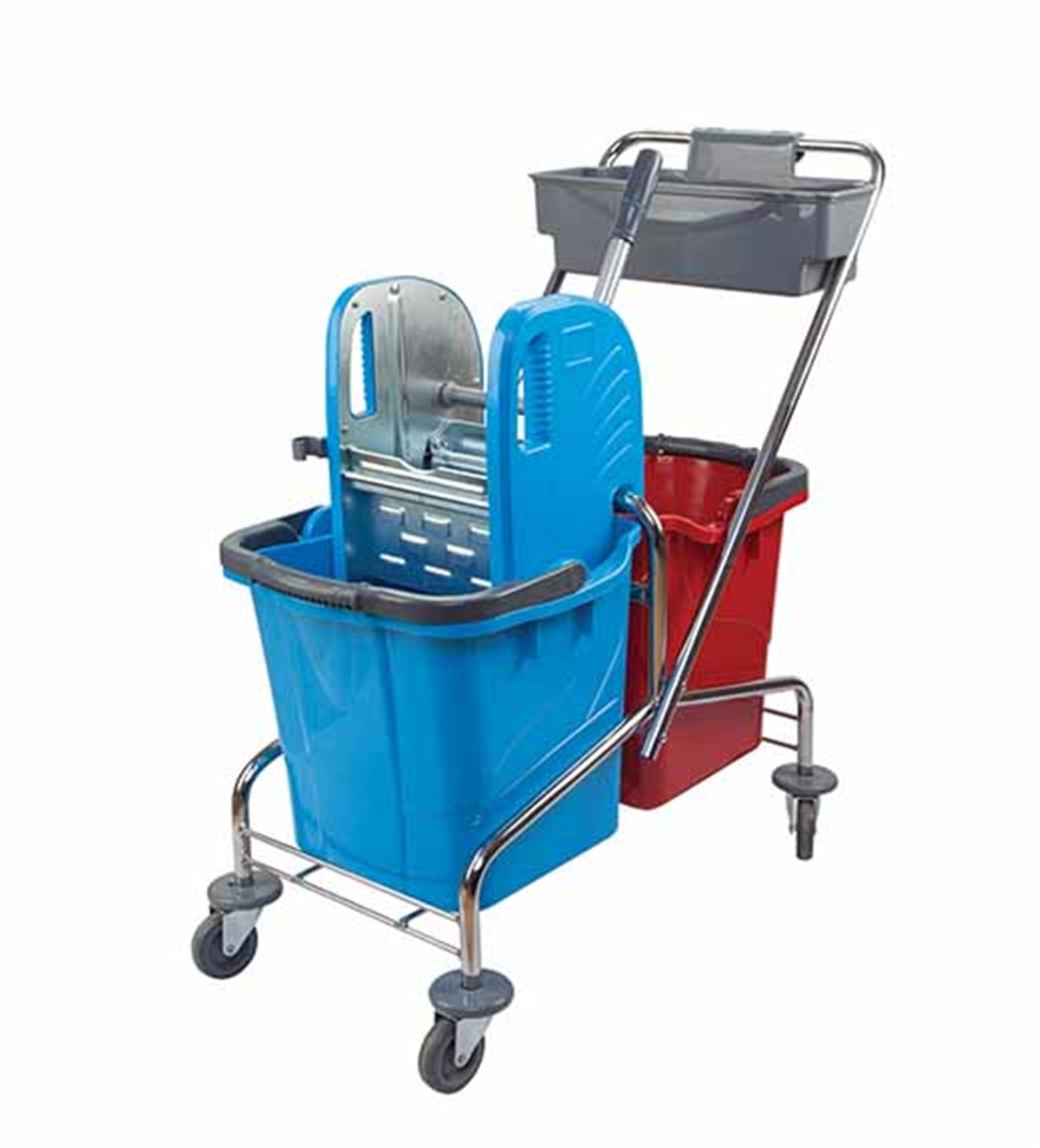 Çift Kovalı Paspas Arabası Mimoza 752