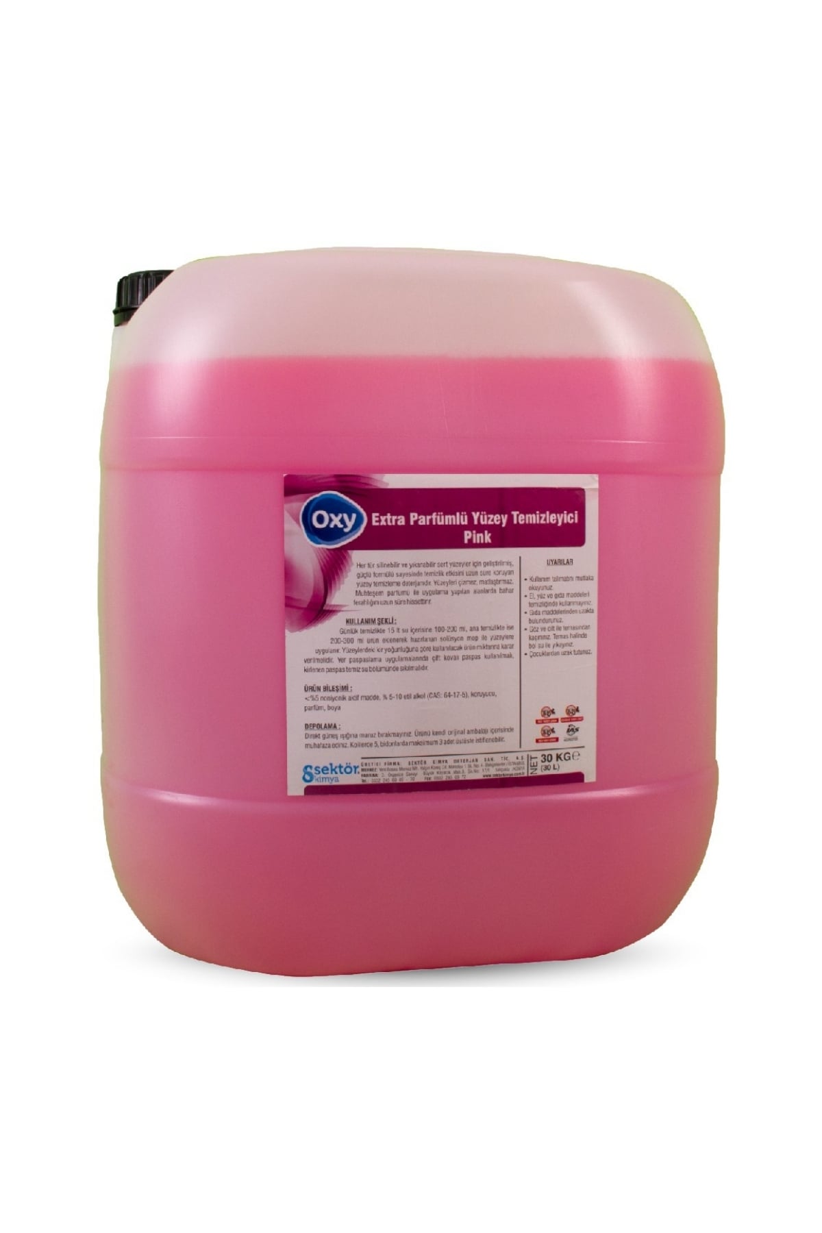 Genel Yüzey TemizleyiciOxy Extra Parfümlü Yüzey Temizleyici Pink 30 Lt