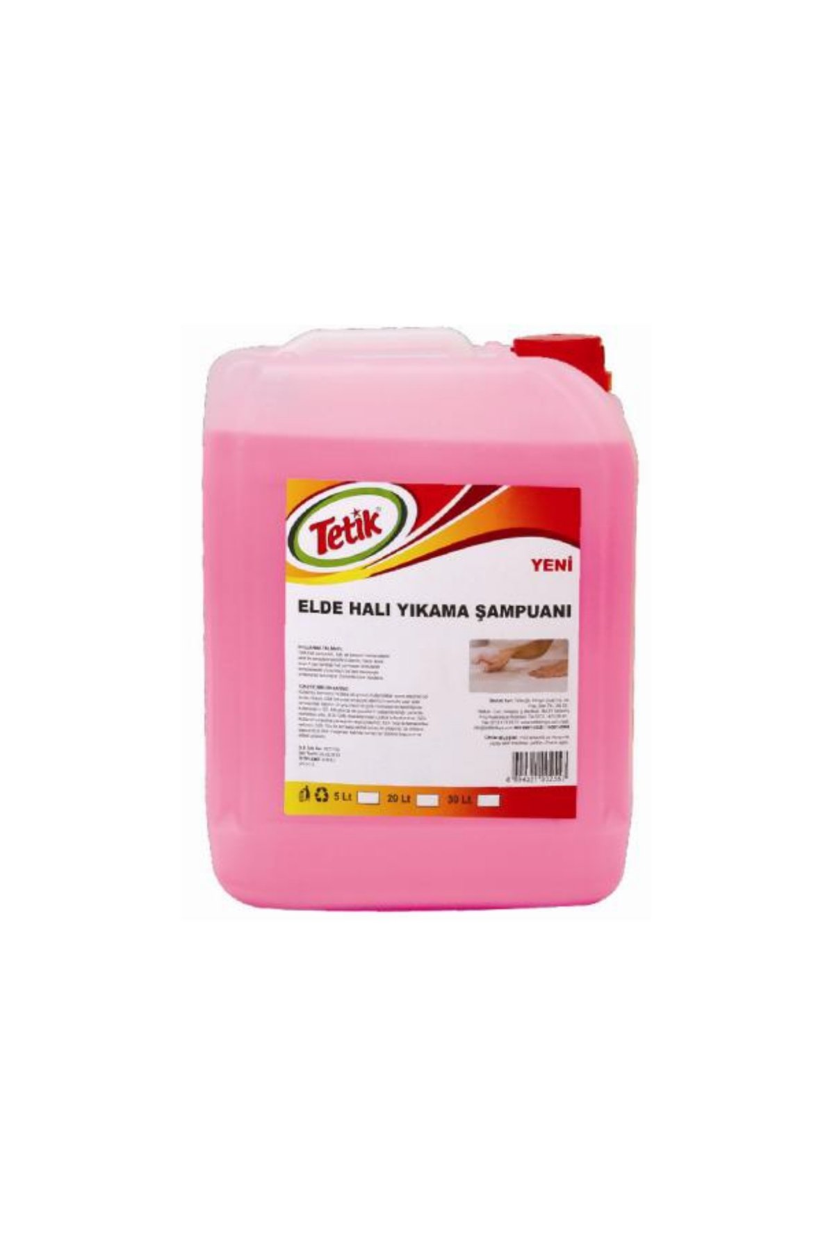 Halı TemizliğiHalı Şampuanı Elde 5 Lt