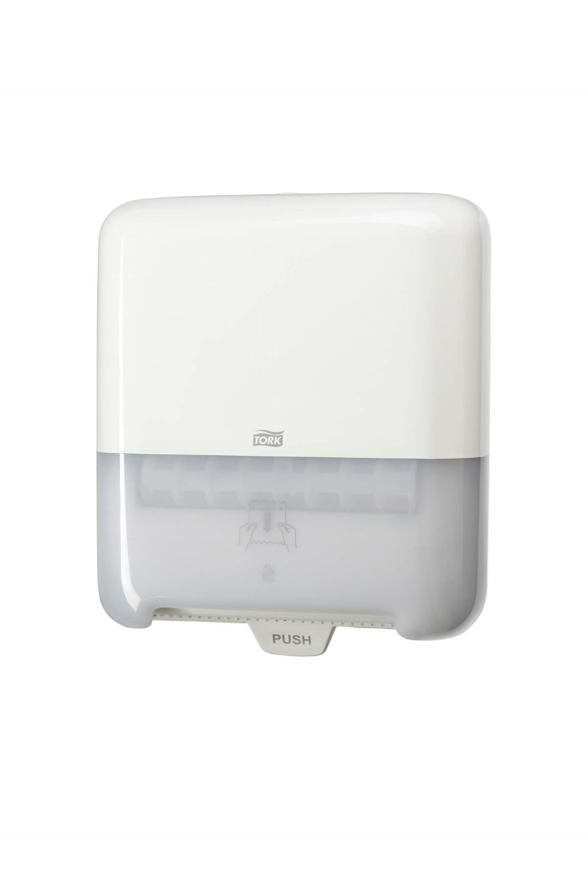 İçten Çekmeli Kağıt Havlu DispenseriTORK Matic 551000 H1 Beyaz Kağıt Havlu Dispenseri Aparatı