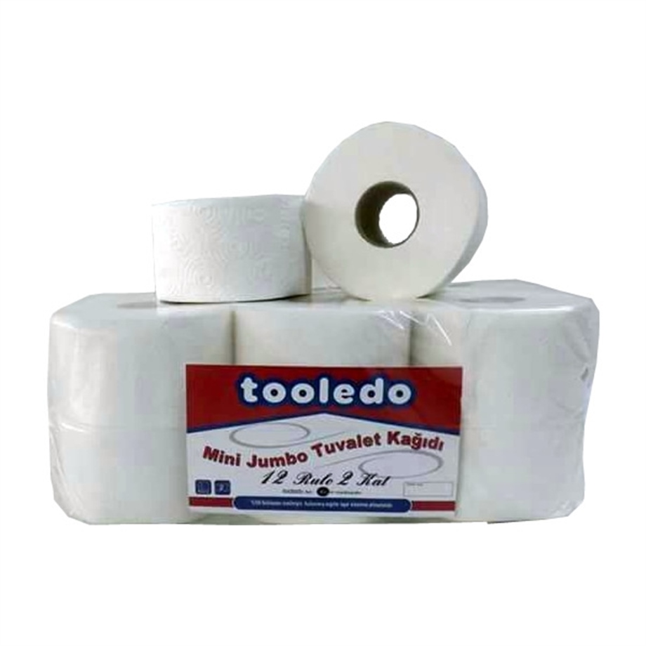 Mini Jumbo Tuvalet Kağıdı 12 Rulo 62 m