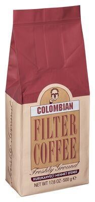 KahveMehmet Efendi Colombian Filtre Kahve 500gr Folyo