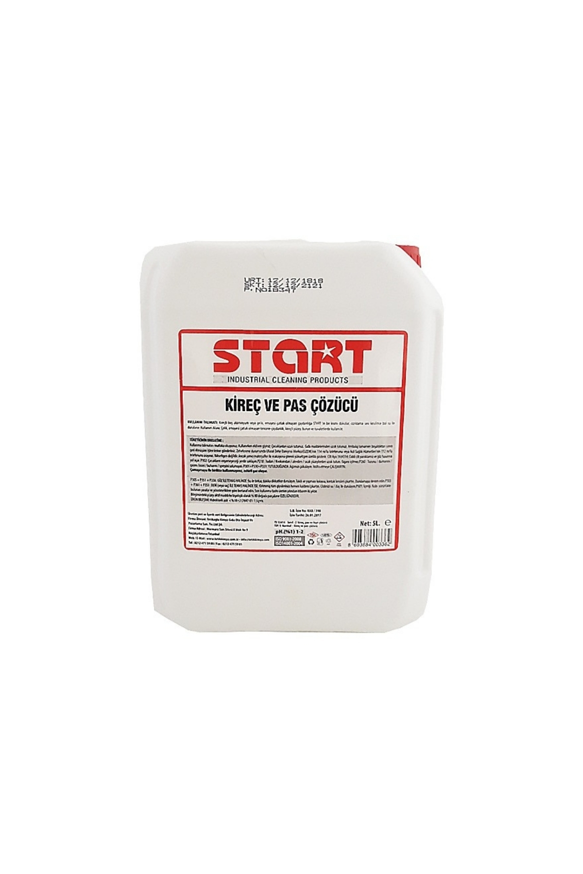 Kireç ÇözücüPas Ve Kireç Sökücü 5 Lt