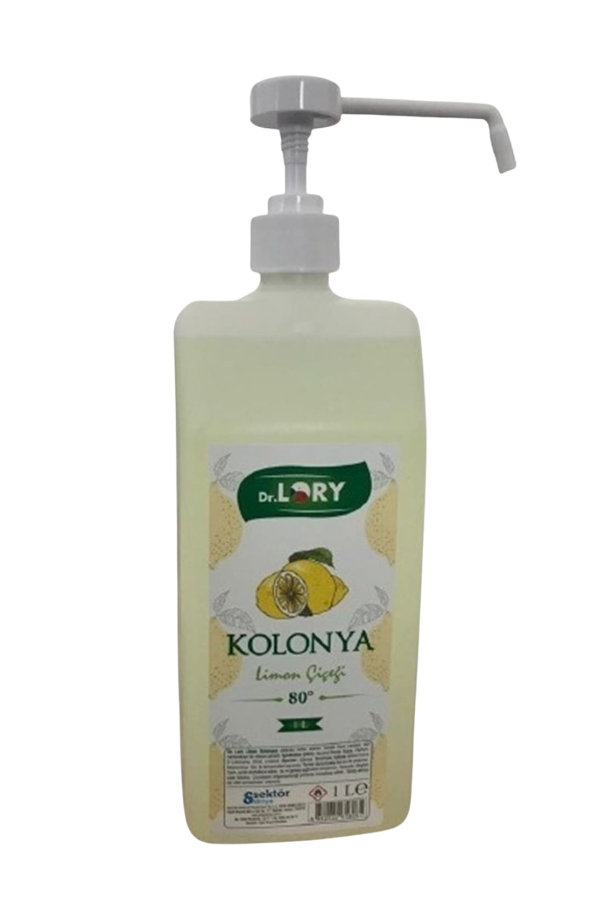 KolonyaDr.Lory Limon Kolonyası Basmalı Başlık 1 Lt