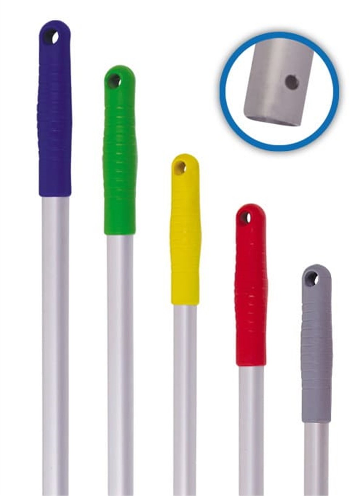 Mop ve Paspas SapıAlüminyum Sap Delikli 140 cm