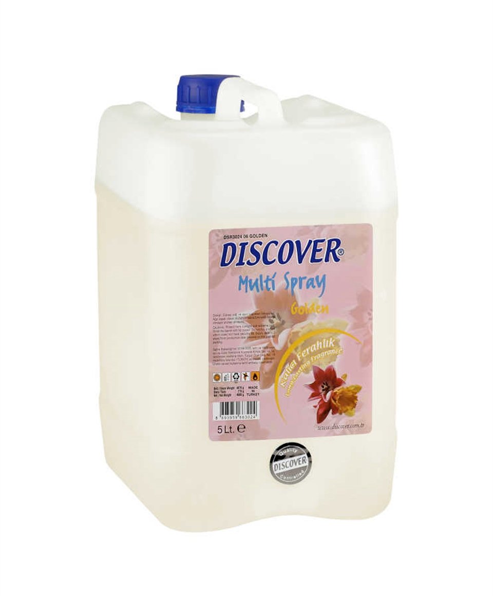 Ortam KokusuDiscover Multi Sprey Golden 5 Lt