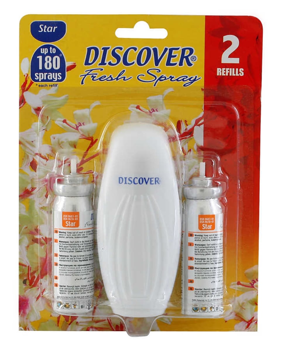 Ortam KokusuDiscovery Banyo & Wc Fresh Sprey Süper Set Star 15 ml