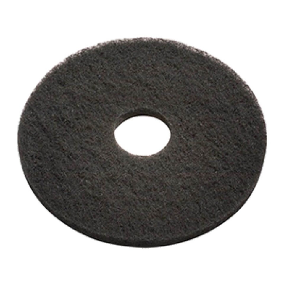 Otomat Tipi Yıkama PediSiyah Yer Yıkama Pedi 43 CM