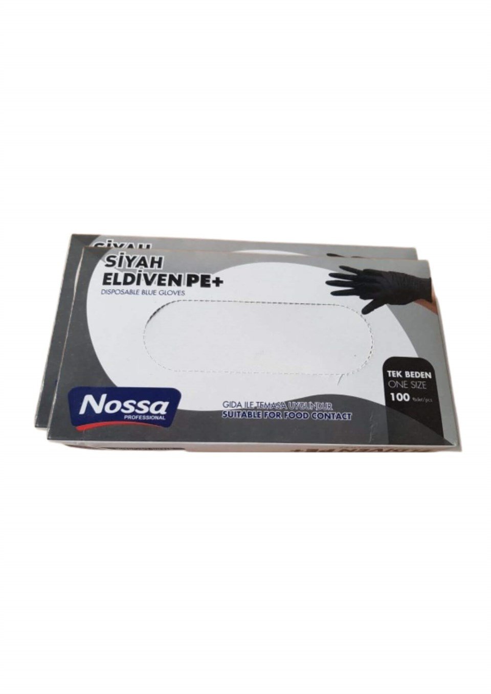 Şeffaf Eldiven Kutulu 100 adet Mavi